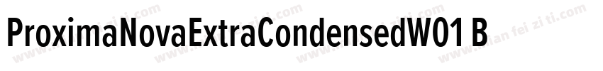 ProximaNovaExtraCondensedW01 Bd Reg字体转换